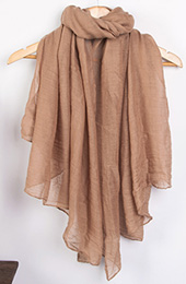 21 Color Options, Long Wrap Scarf in Linen