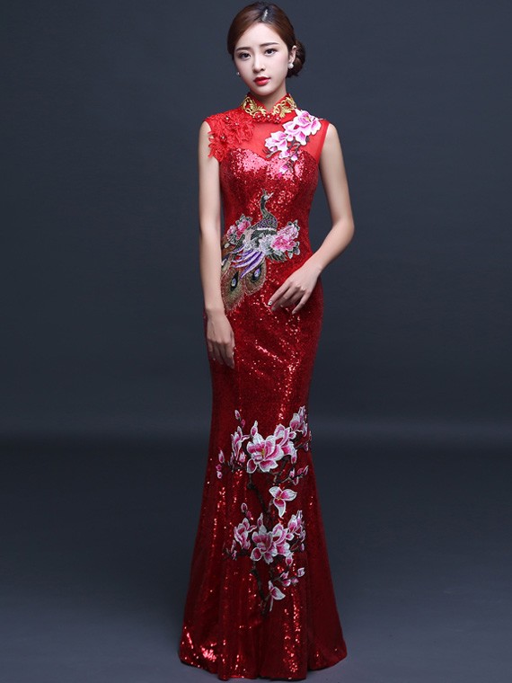 Sequin cheongsam sale