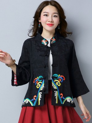 Vintage Embroidered Qipao Tang Jacket