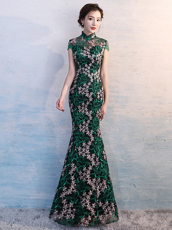 qipao evening gown