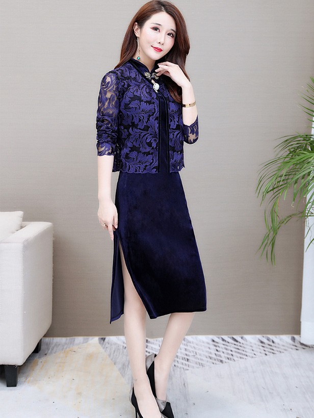 cheongsam for mother of the bride