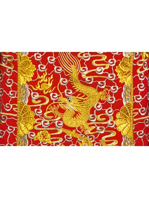 Red Embroidered Chinese Wedding Qun Kwa - Jacket & Skirt