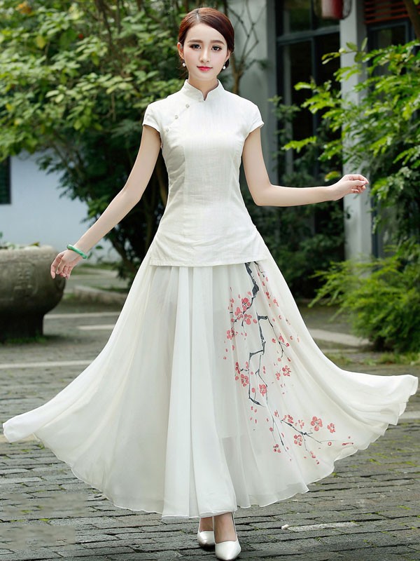 Chinese cheongsam top clearance
