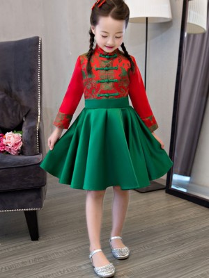 Kids Fit Flare Cheongsam / Qipao Dress