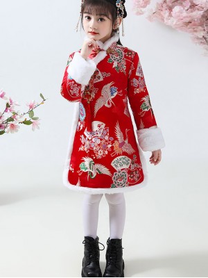 Kids Girl's Chinese New Year Qipao / Cheongsam Dress