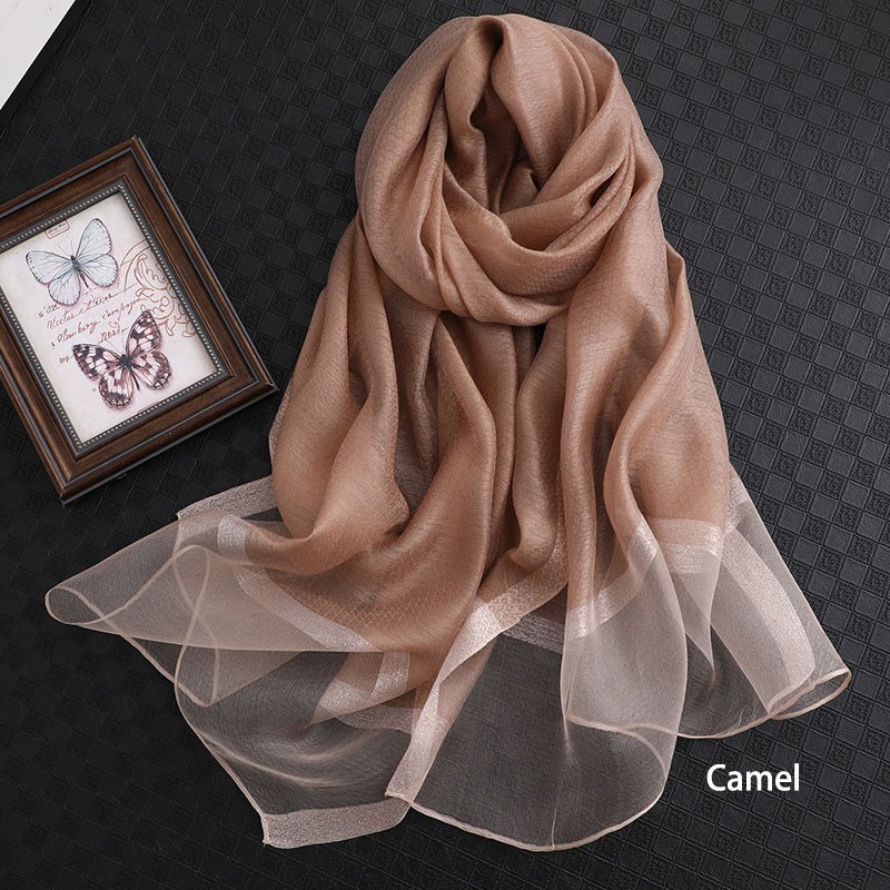 Lightweight Mulberry Silk Women Scarfs Shawls