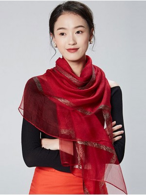 Lightweight Mulberry Silk Women Scarfs Shawls