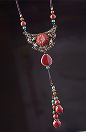 Stone Pendant Handmade Adjustable String Necklaces