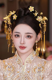 Alloy Bird Flower Bridal Wedding Hairpins Clips & Earrings