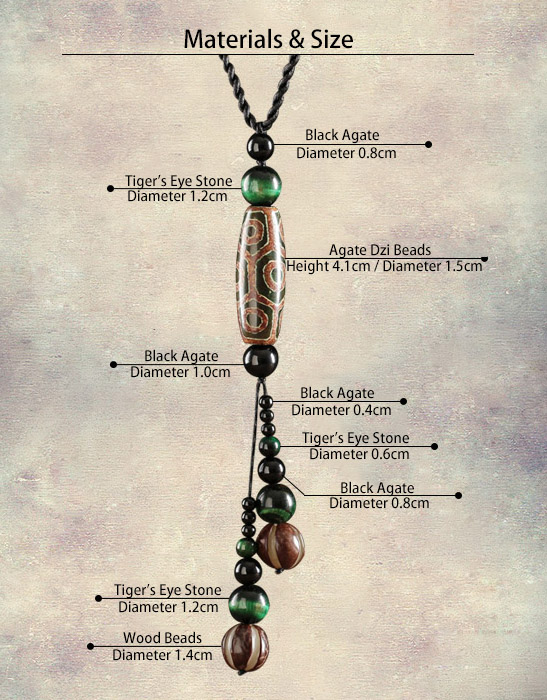 Green Agate Diz Beads Handmade String Necklaces